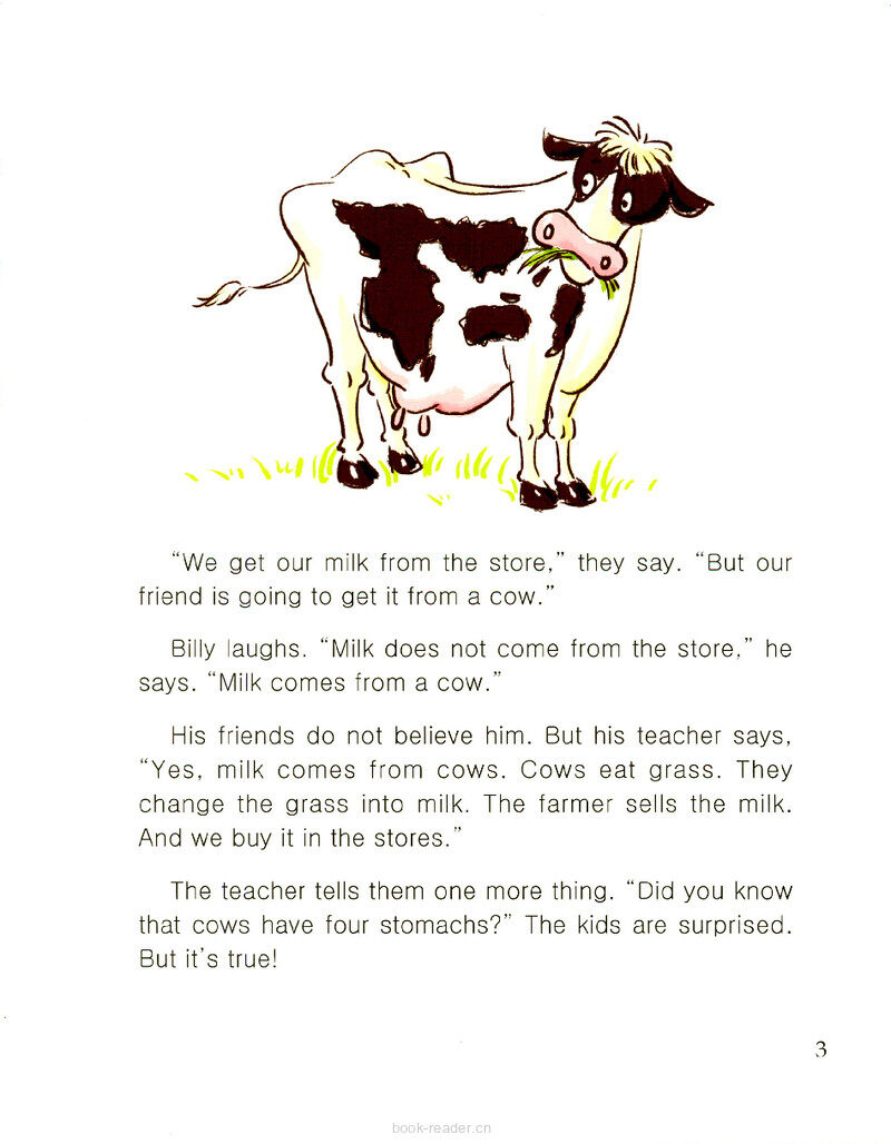 Where Does Milk Come from?绘本故事第4页