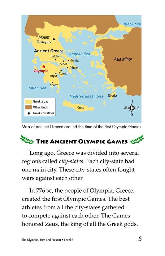 The Olympics Past and Present绘本故事第4页