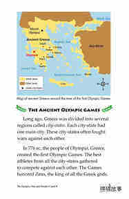 The Olympics Past and Present绘本故事第4页