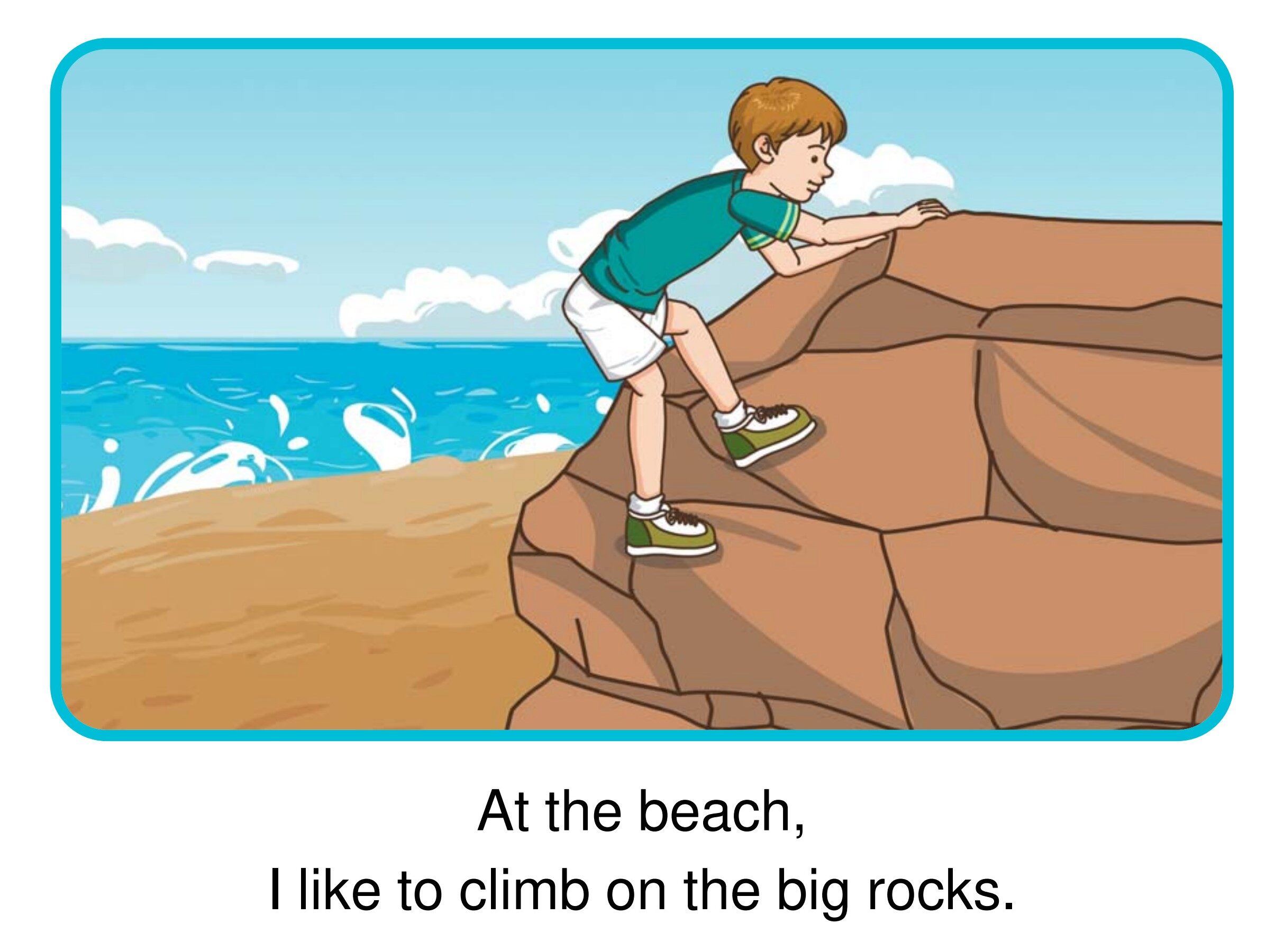 I Like to Climb绘本故事第3页