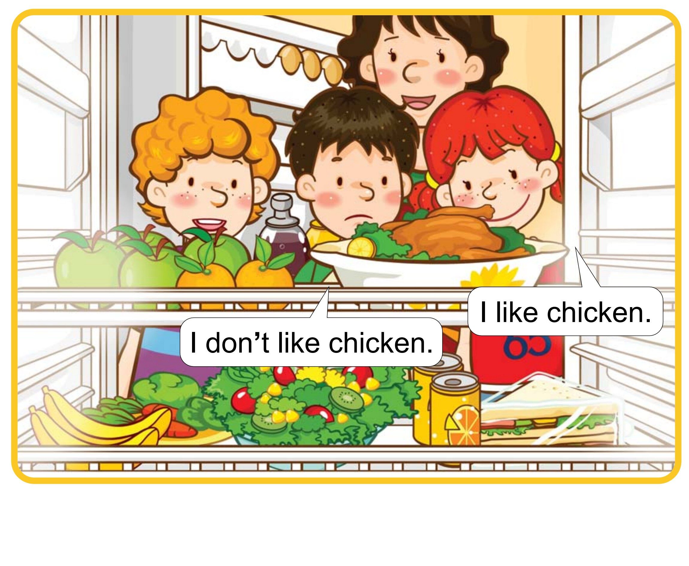 I Don't Like Salad绘本故事第4页