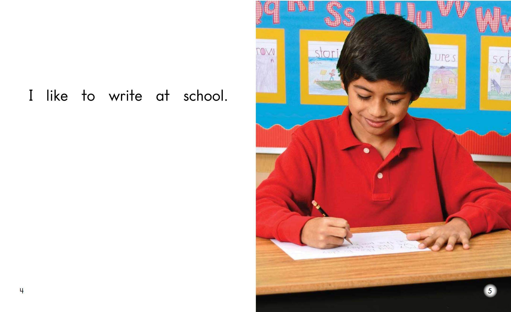 At school绘本故事第4页