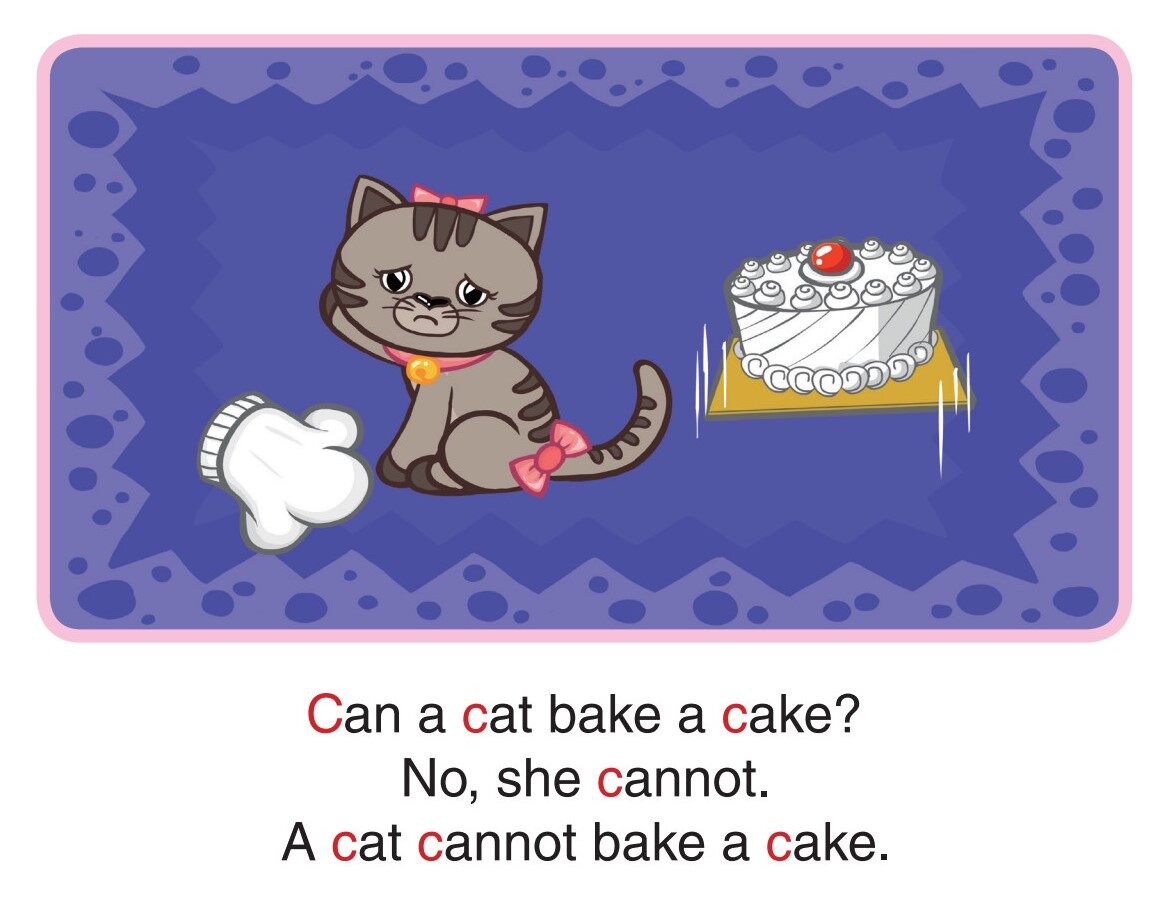 'C' words -  Can a Cat Bake a Cake绘本故事第2页