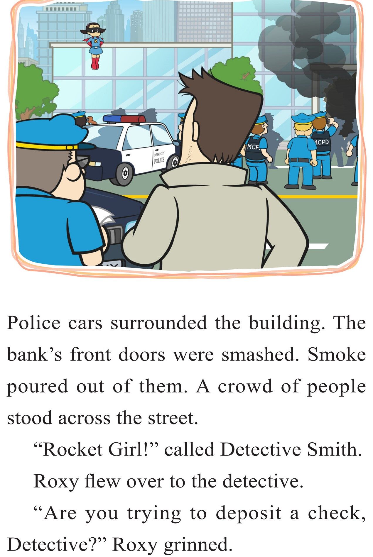 The Bank Robber绘本故事第5页