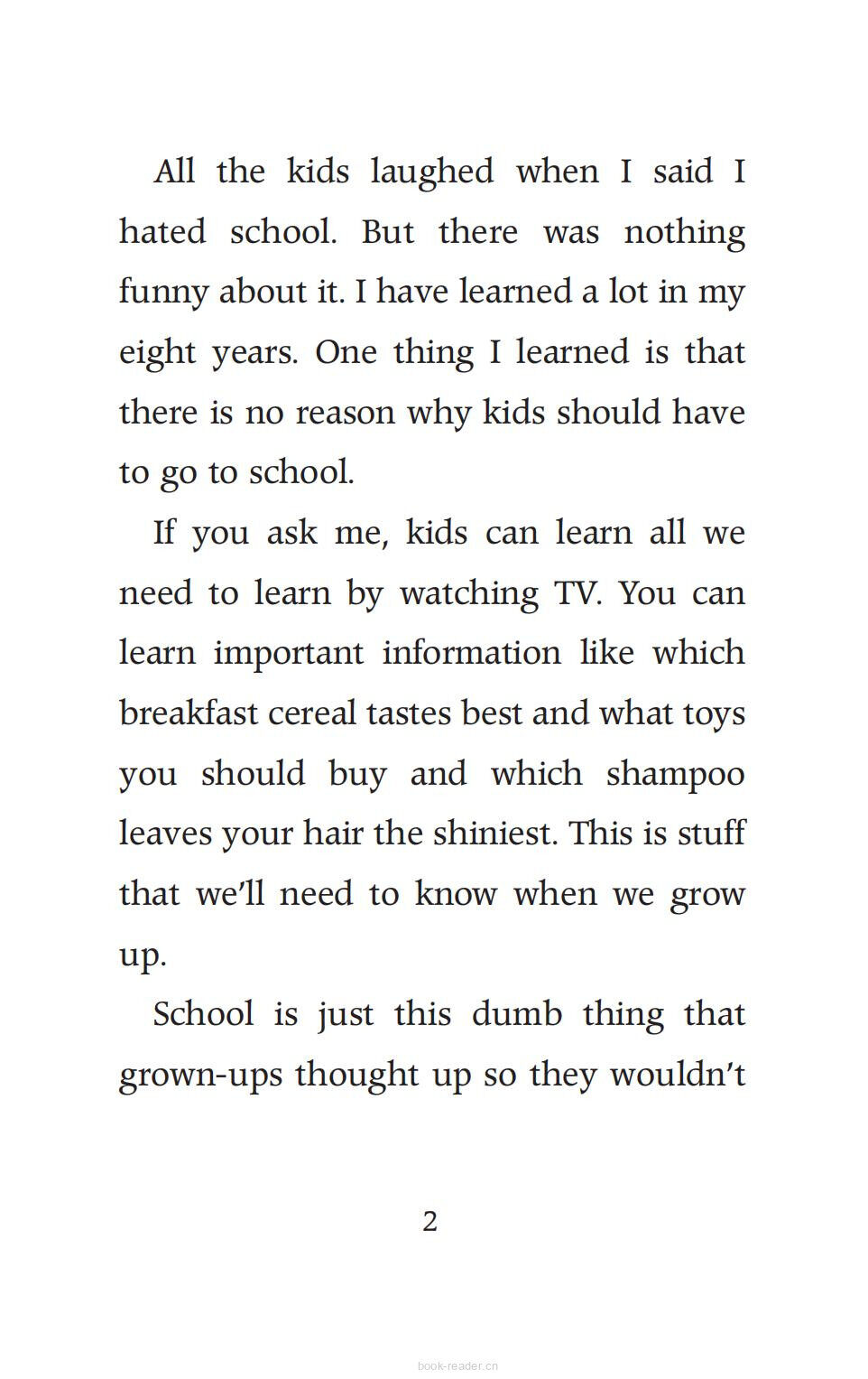 Chapter1 I Hate School!绘本故事第4页