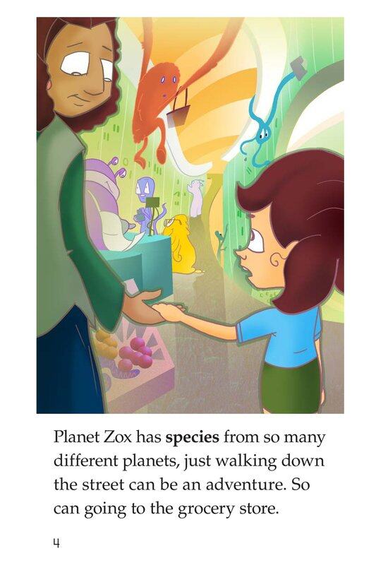 New Planet,New School绘本故事第4页