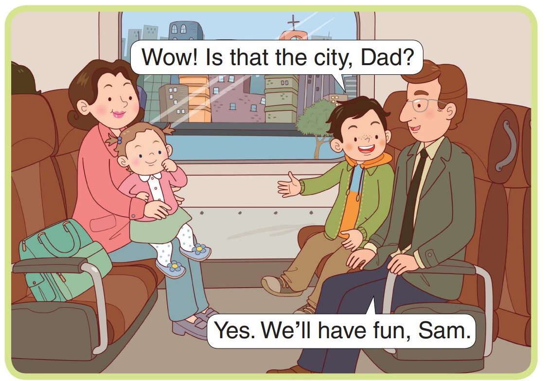 A Trip to the City绘本故事第2页