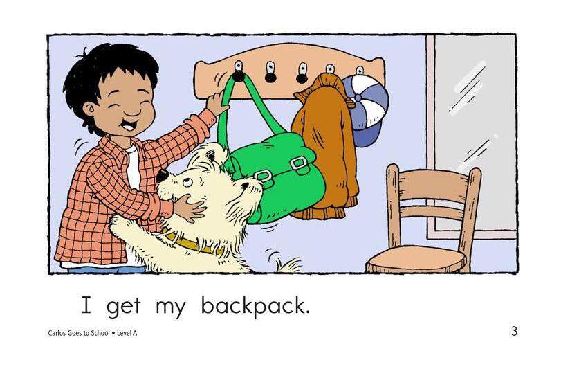 Carlos Goes to School绘本故事第3页