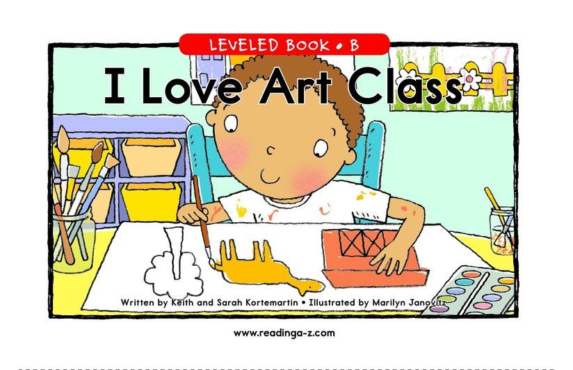 I Love Art Class绘本故事第2页