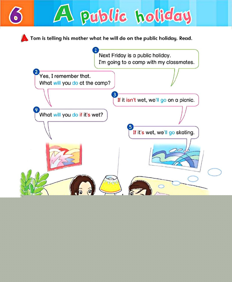 6 A public holiday绘本故事第3页