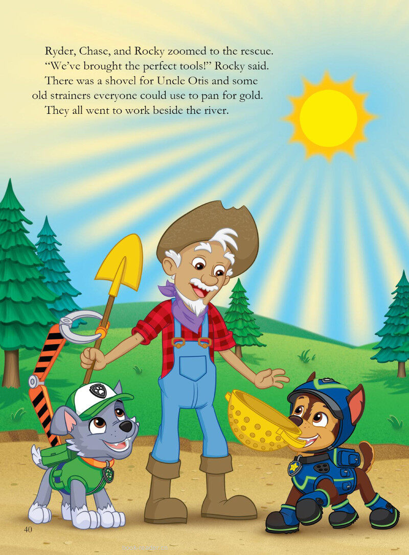 Gold Rush Pups!绘本故事第5页