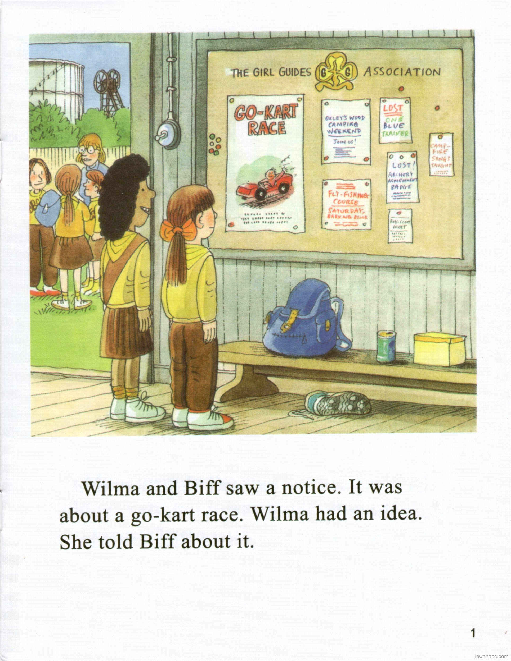 The Go-Kart Race绘本故事第3页