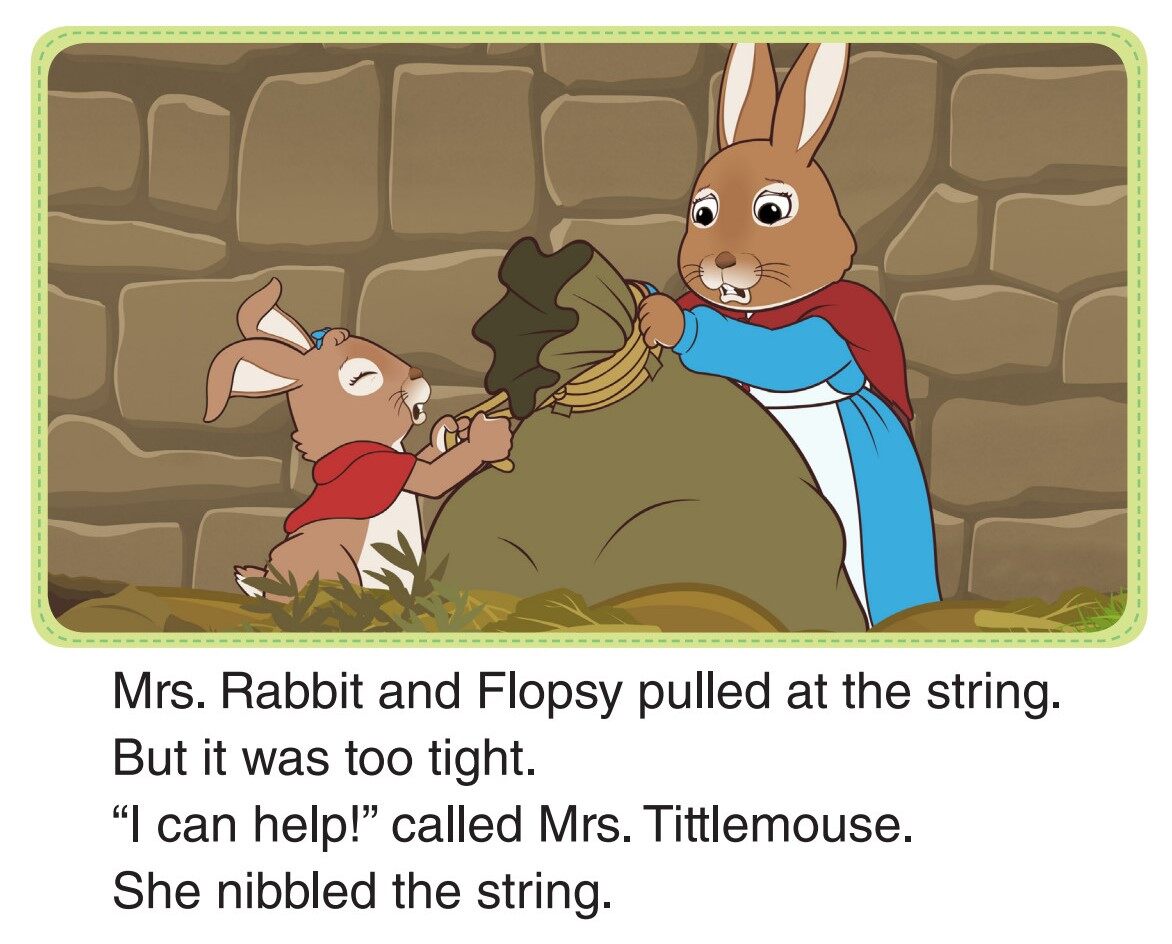 Mrs. Rabbit's Plan绘本故事第4页