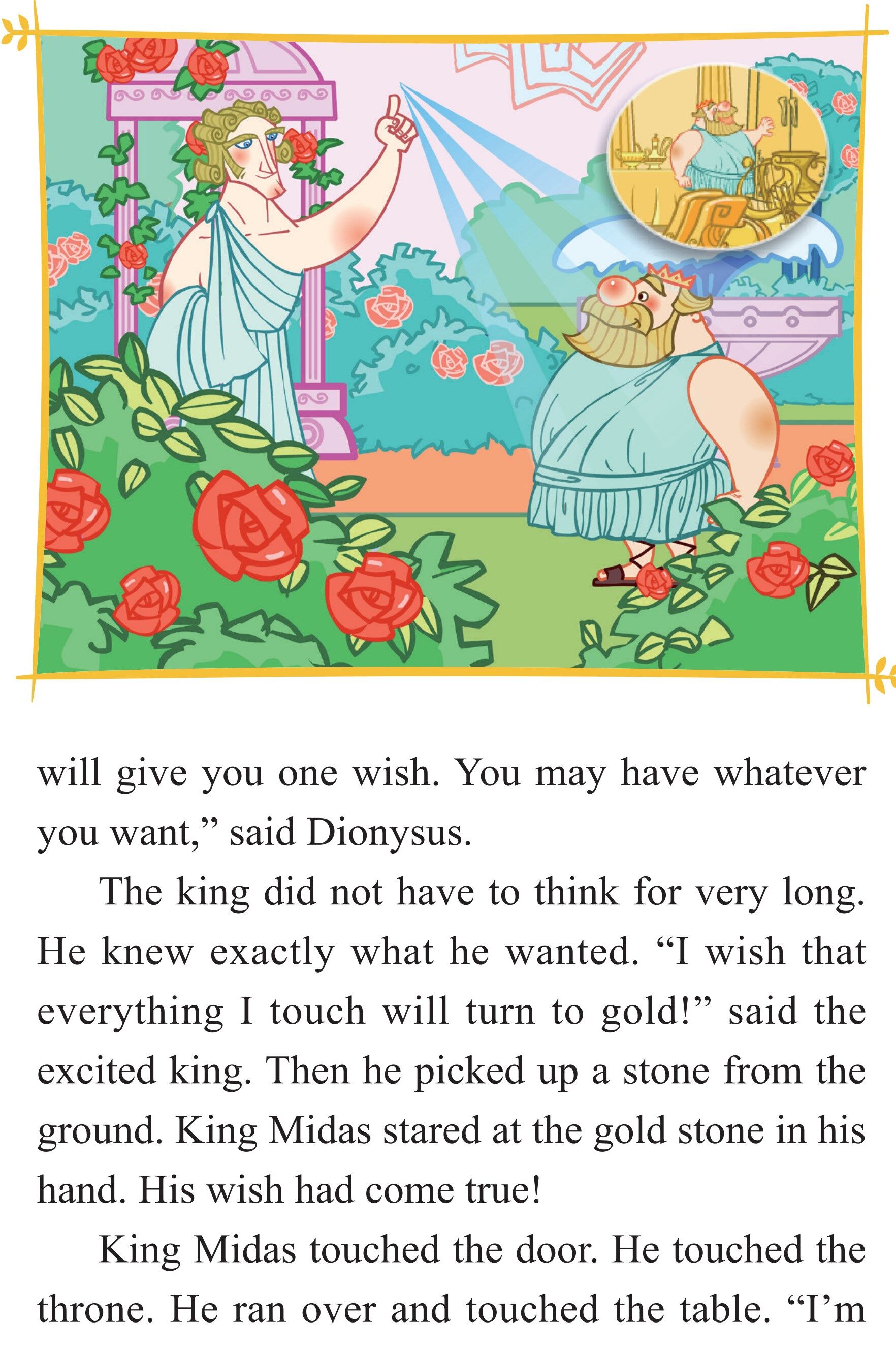King Midas and the Golden Touch绘本故事第5页