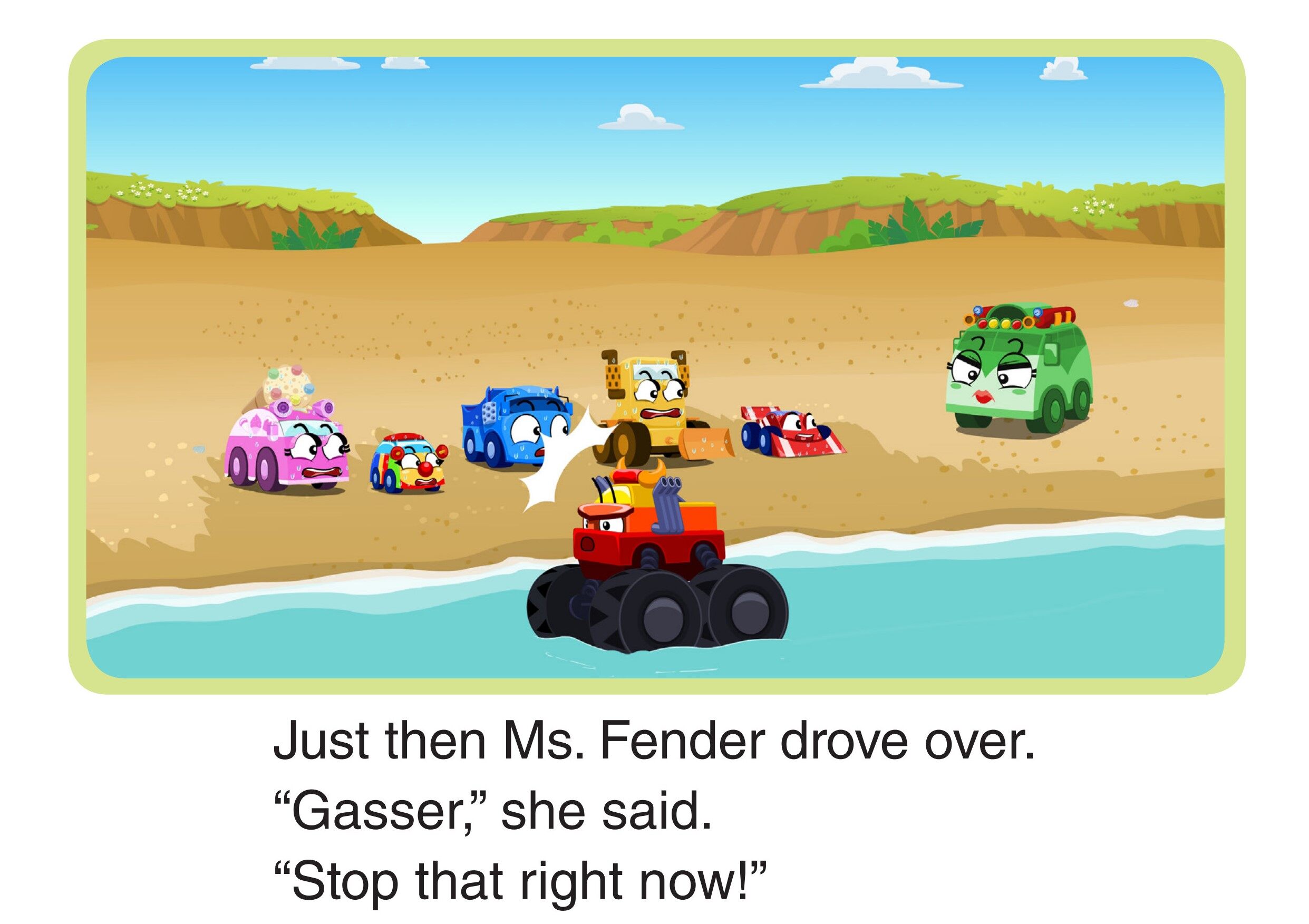 Gasser's Big Splash绘本故事第4页