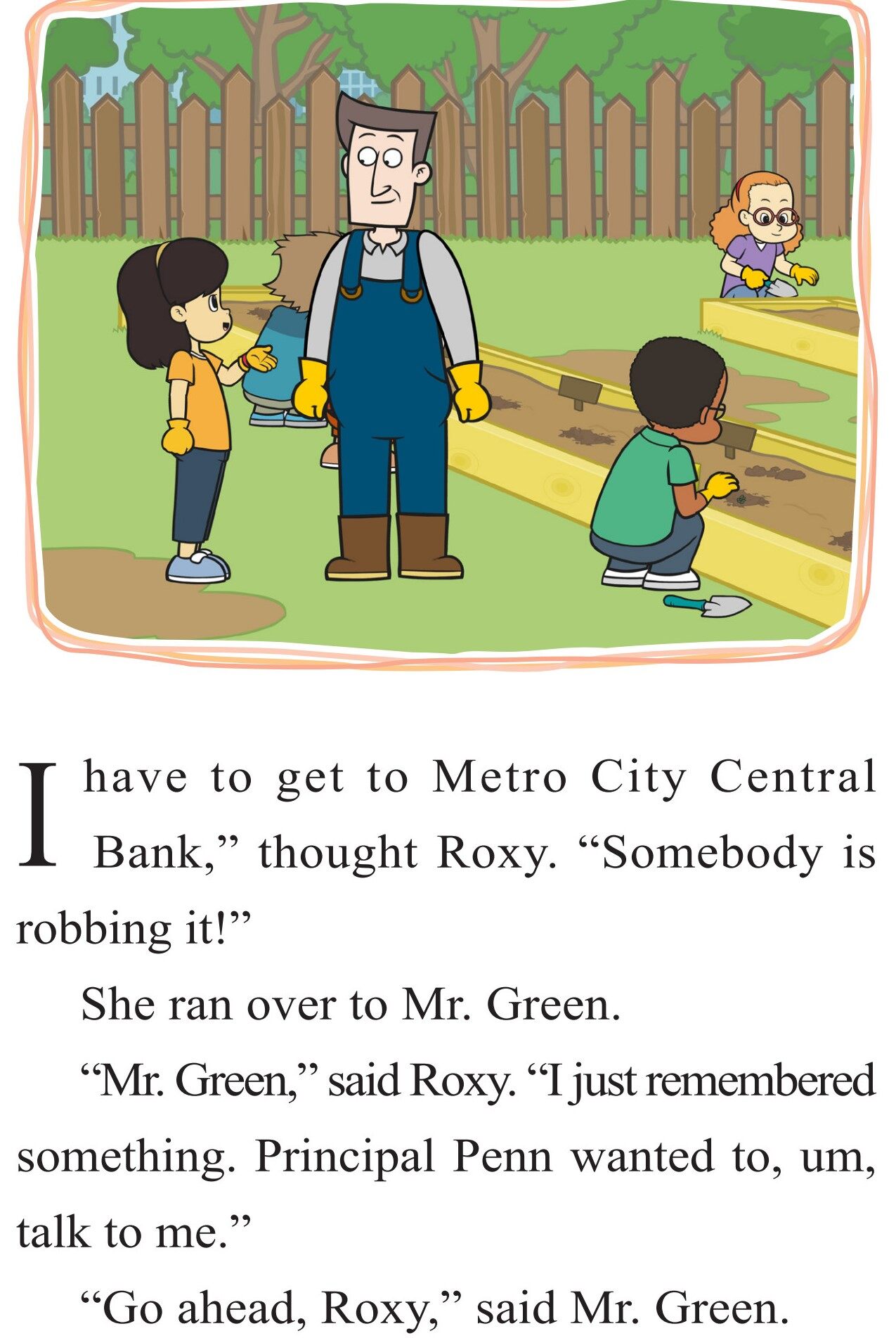 The Bank Robber绘本故事第3页