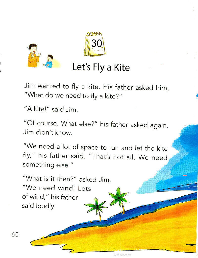  Let's Fly a Kite绘本故事第2页
