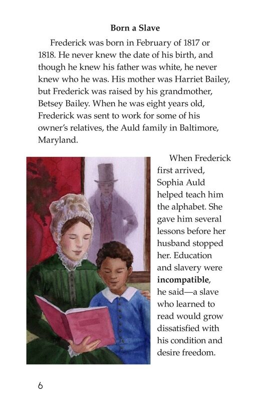 Frederick Douglass Forever Free绘本故事第4页