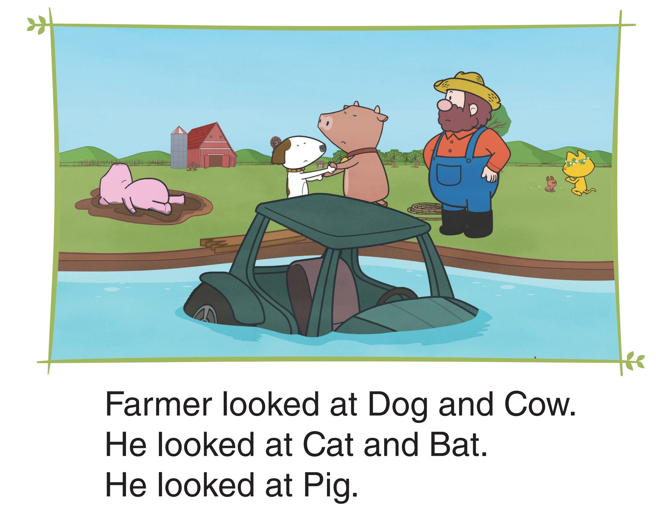 The Tractor is Saved绘本故事第4页