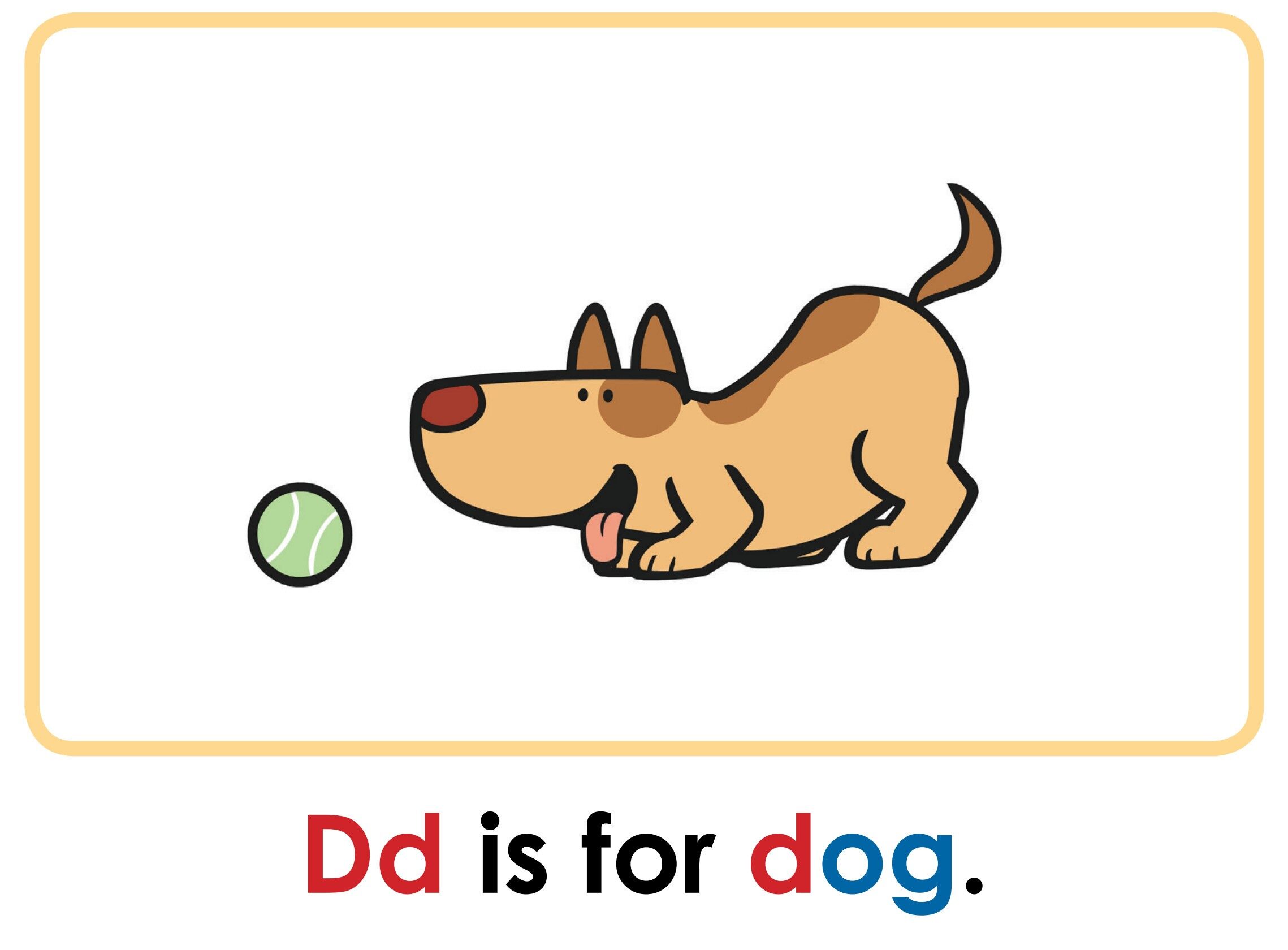 Letter Dd绘本故事第4页