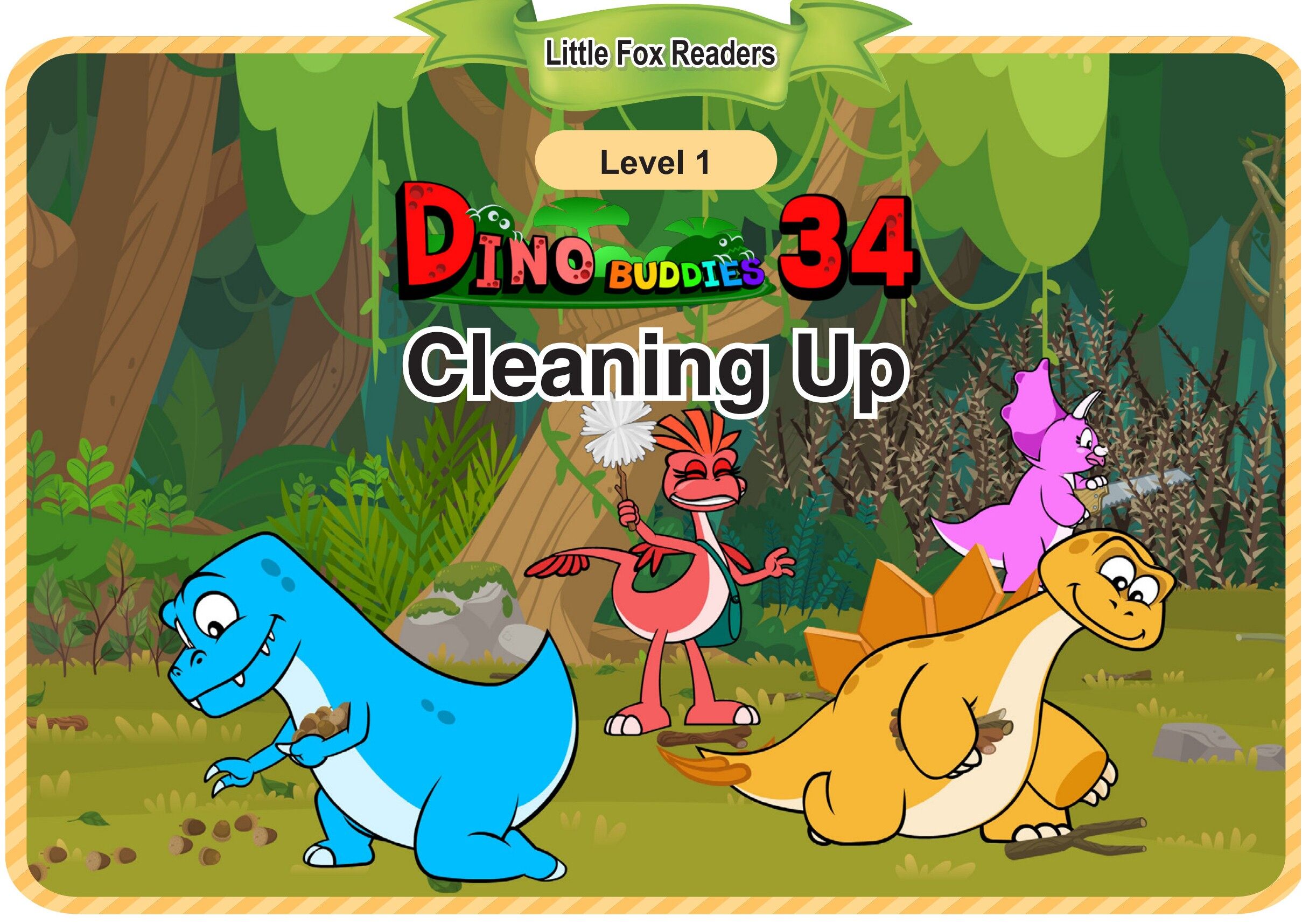 Cleaning Up绘本故事第2页