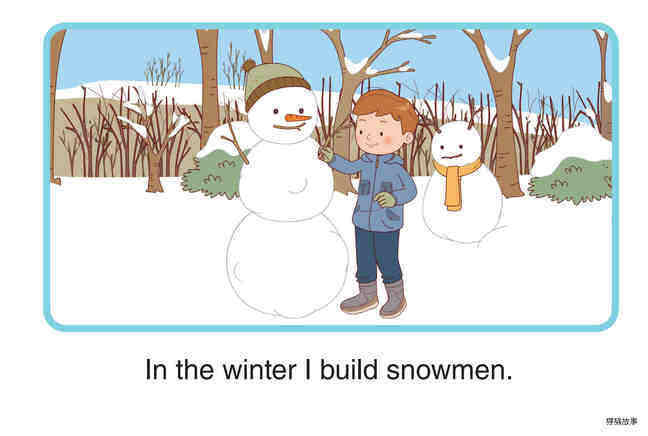 Summer and Winter Fun绘本故事第3页