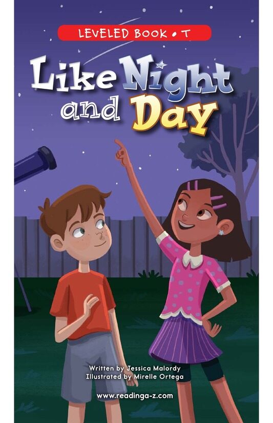 Like Night and Day绘本故事第2页