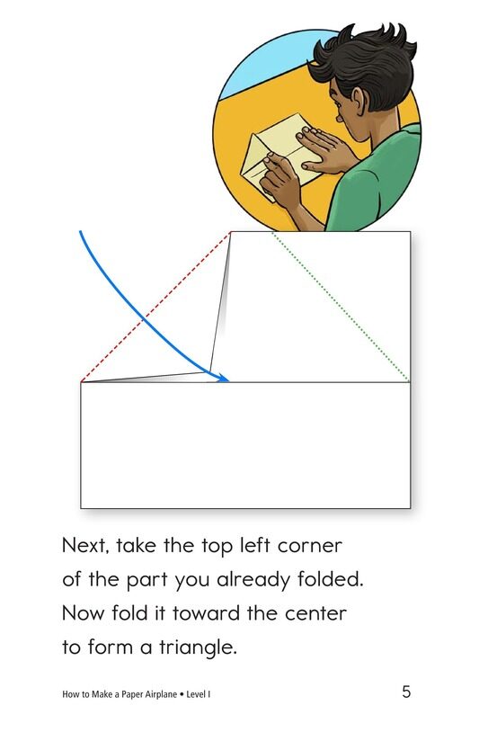How To Make a Paper Airplane绘本故事第5页