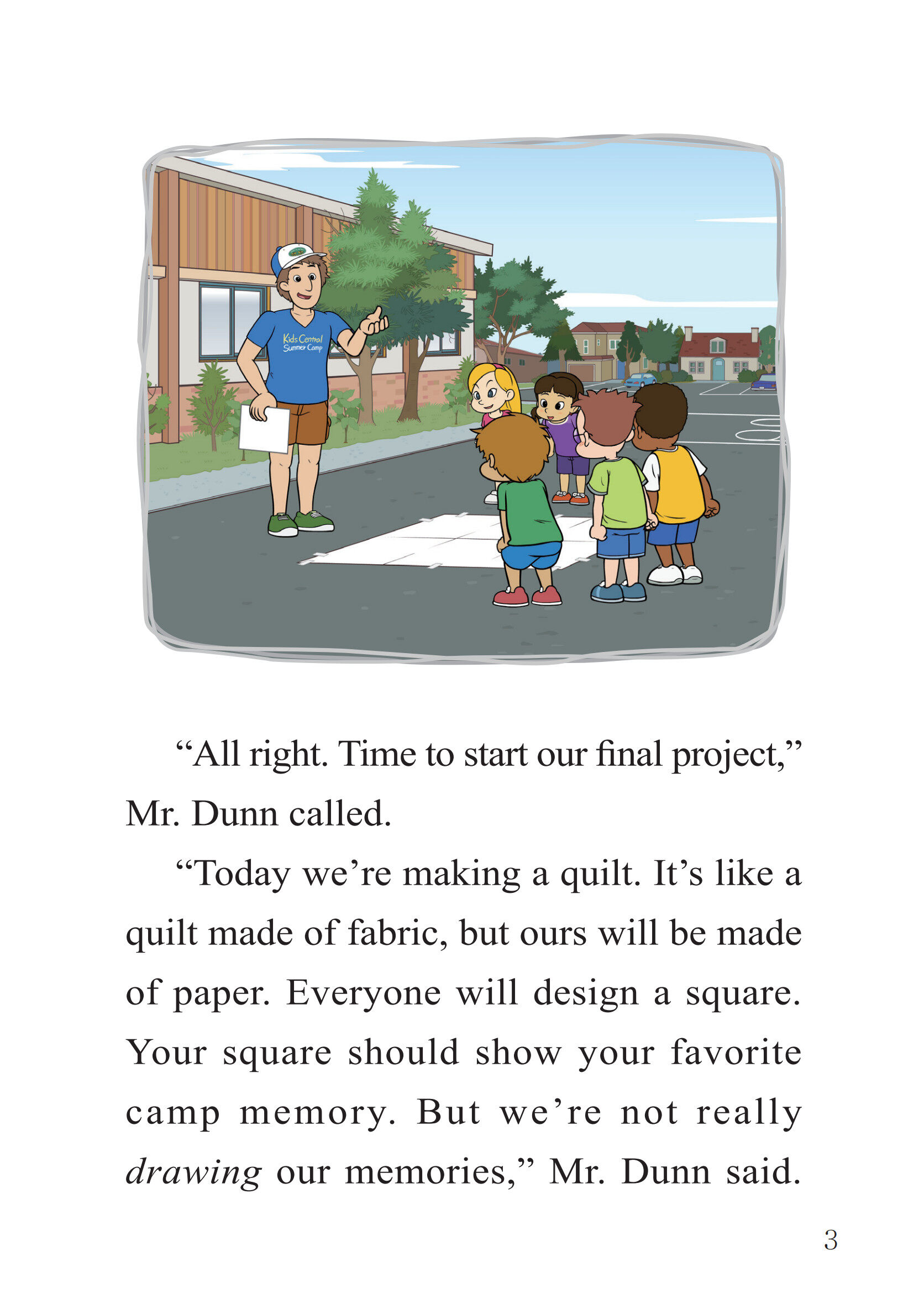 The Summer Camp Quilt绘本故事第5页