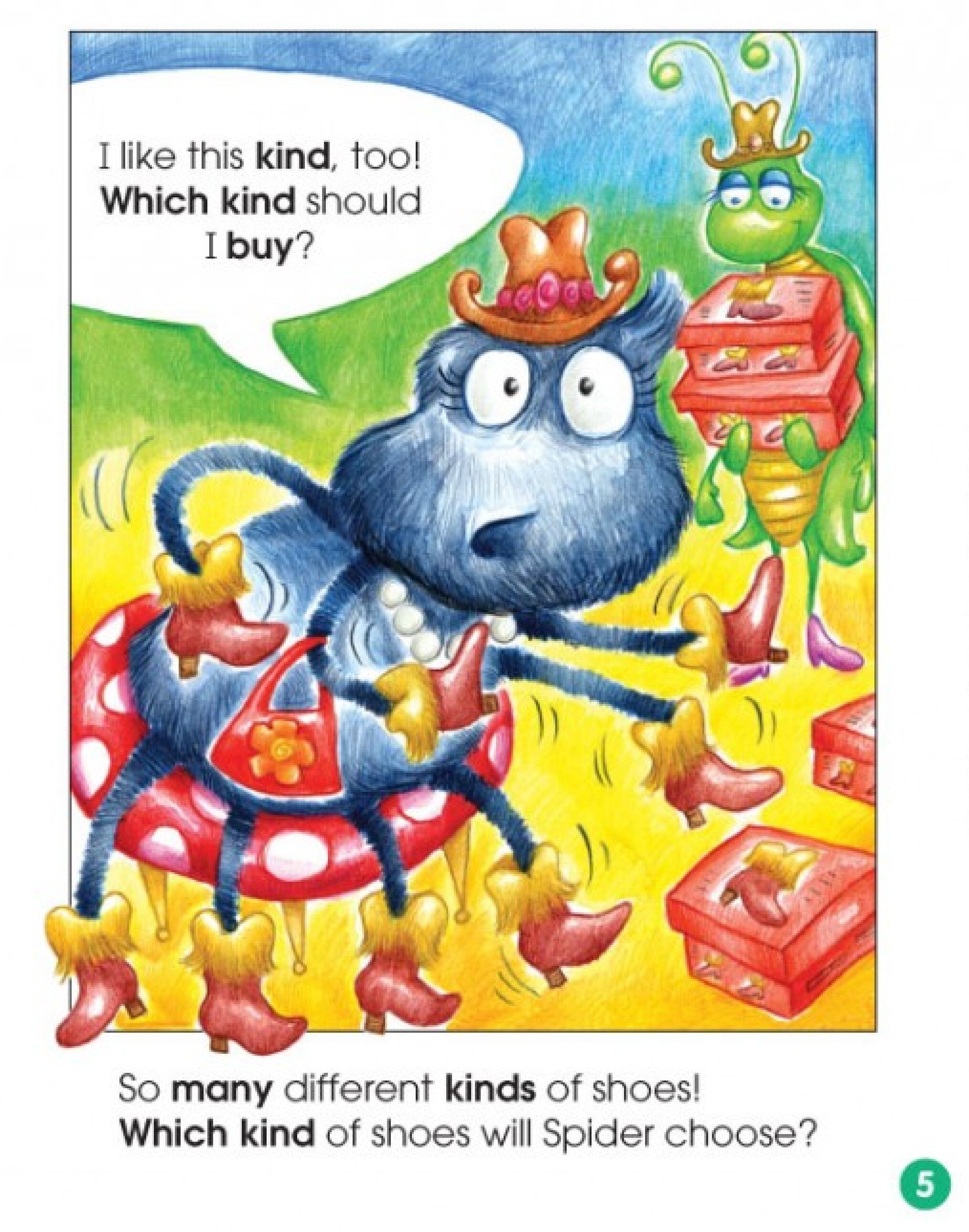 So Many Kinds of Shoes!绘本故事第5页