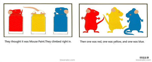 (46周)Mouse Paint绘本故事第5页