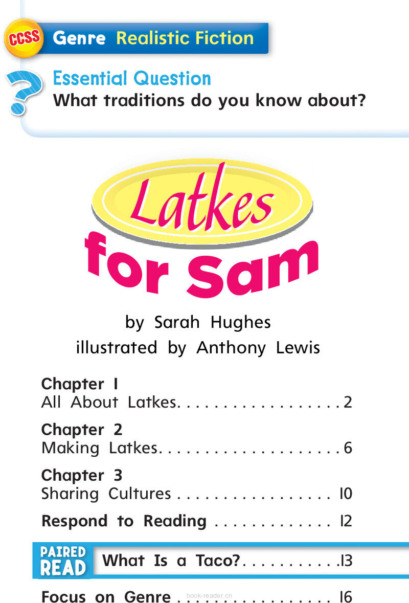 G1 ELL U6W4 Latkes for Sam绘本故事第3页