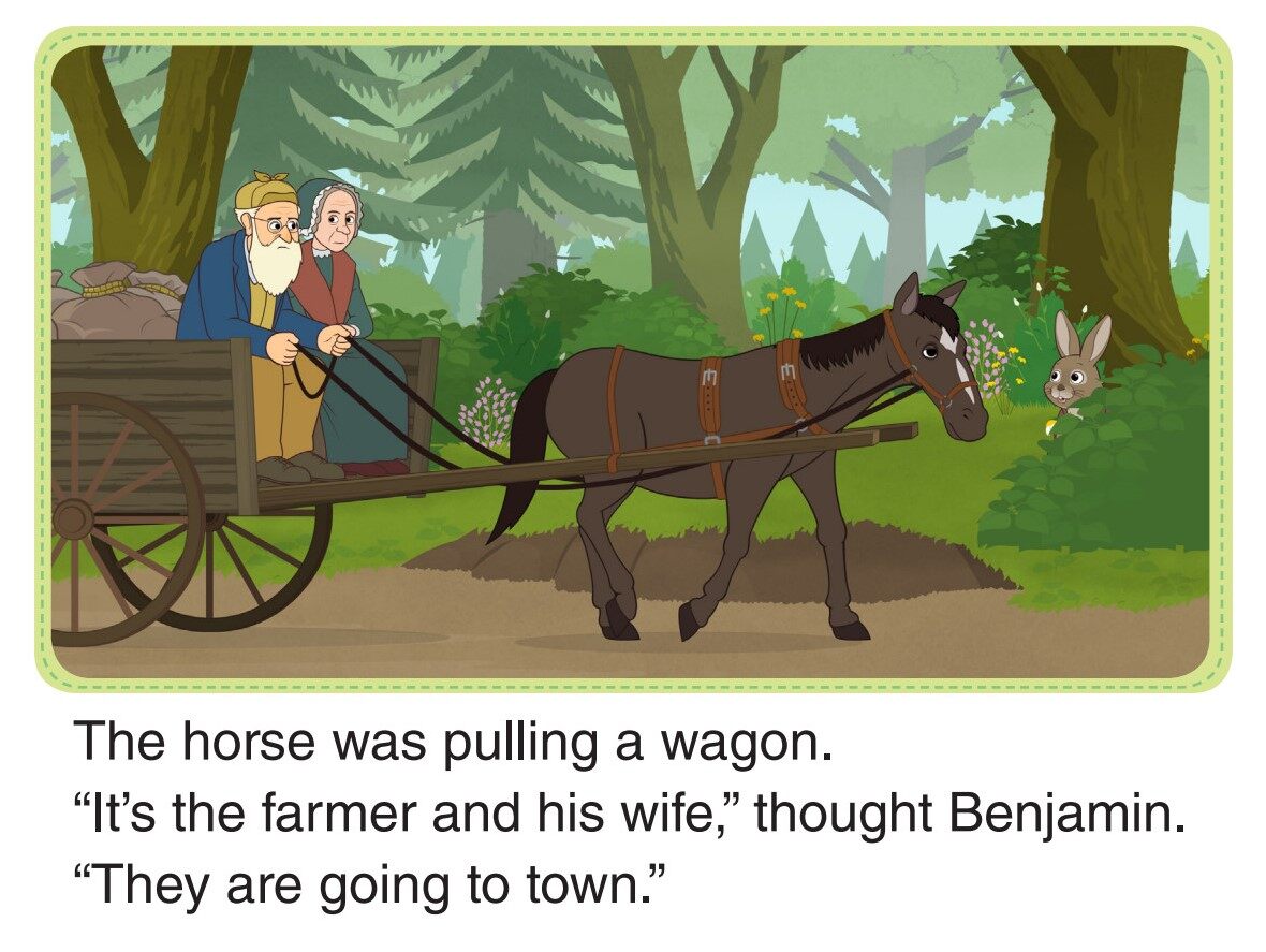 The Farmer Goes to Town绘本故事第3页