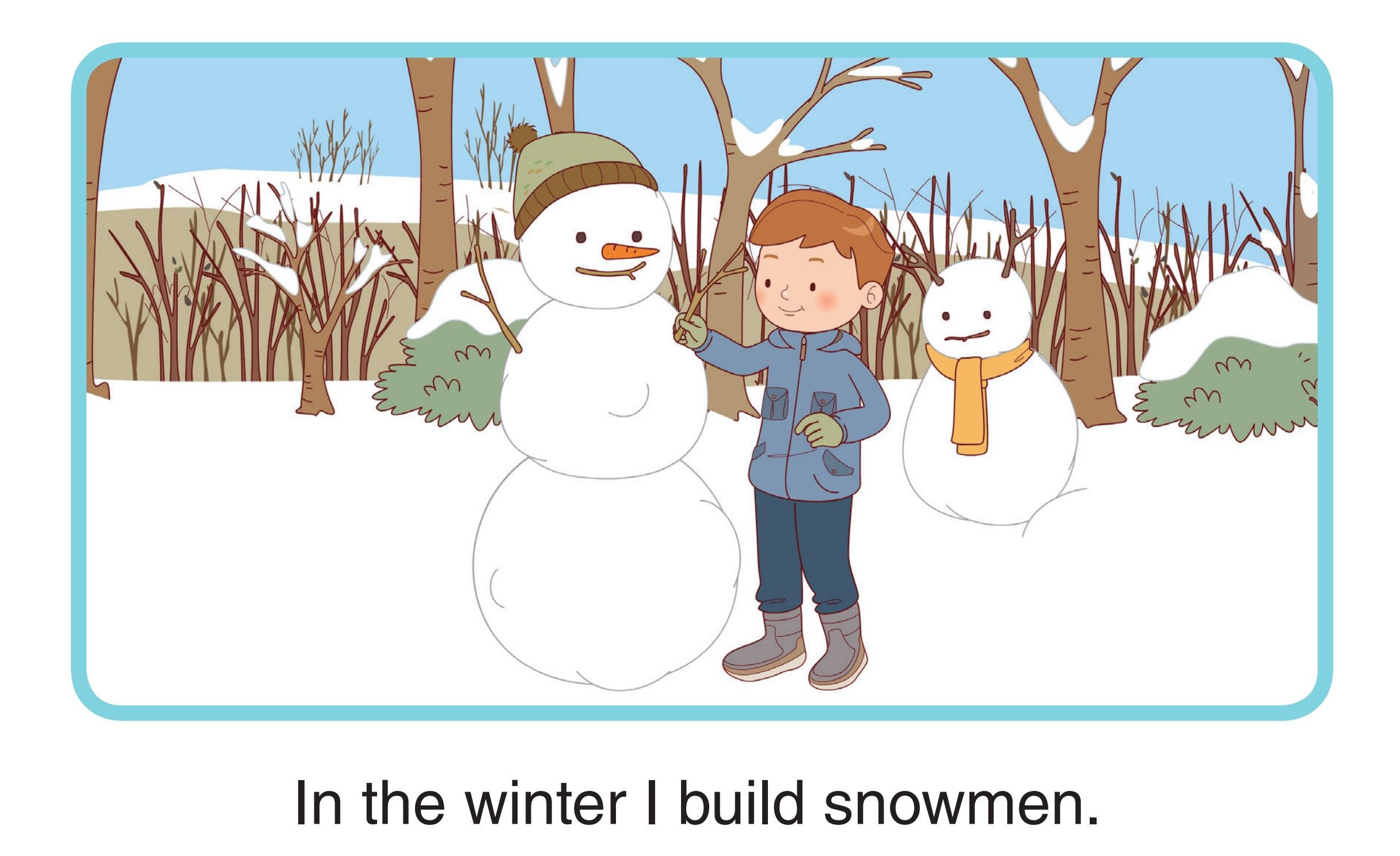 Summer and Winter Fun绘本故事第3页