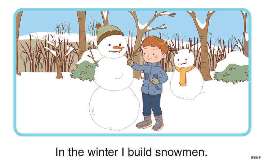 Summer and Winter Fun绘本故事第3页
