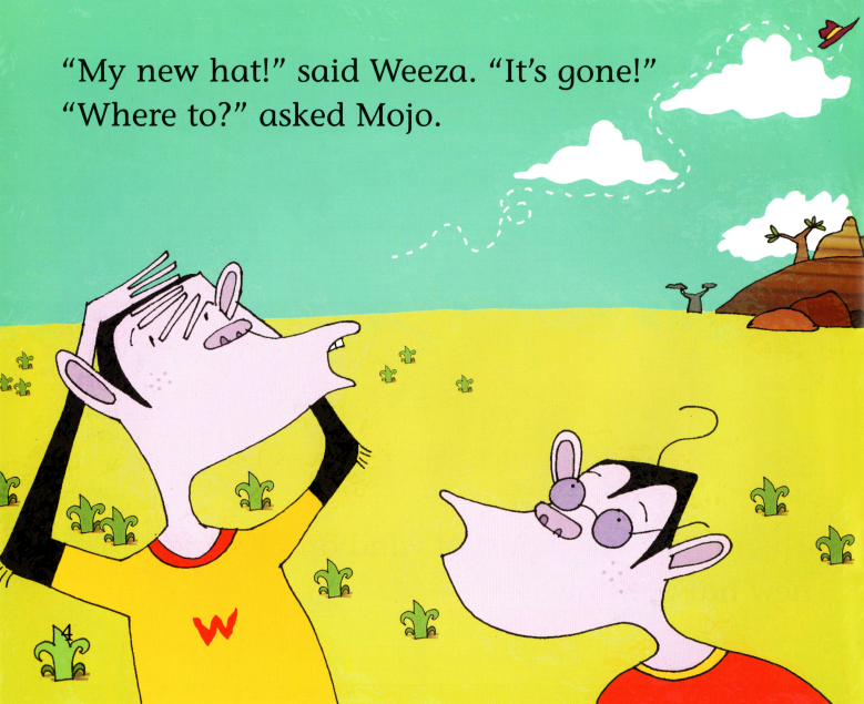 Mojo and Weeza and the New Hat绘本故事第5页