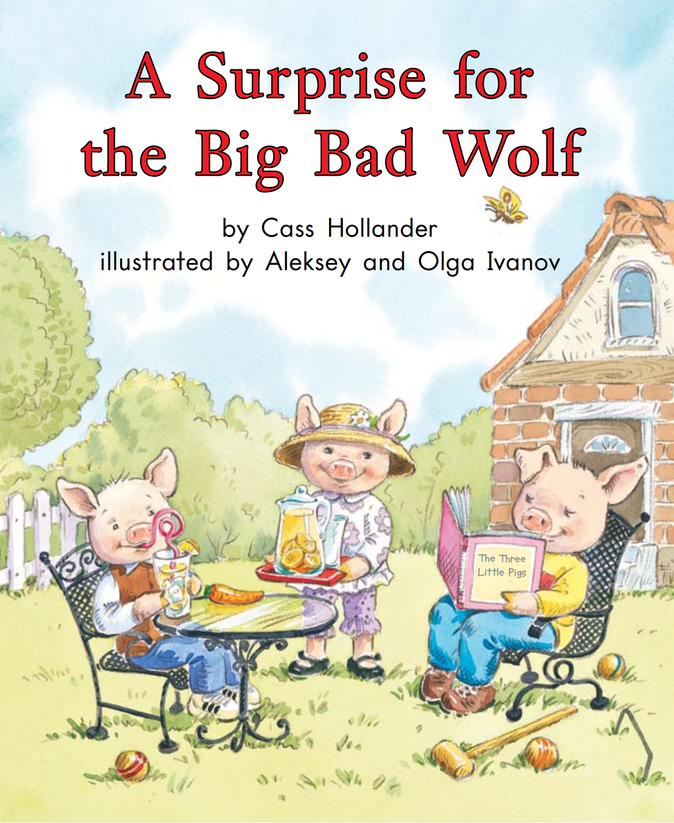 A Surprise for the Big Bad Wolf绘本故事第2页