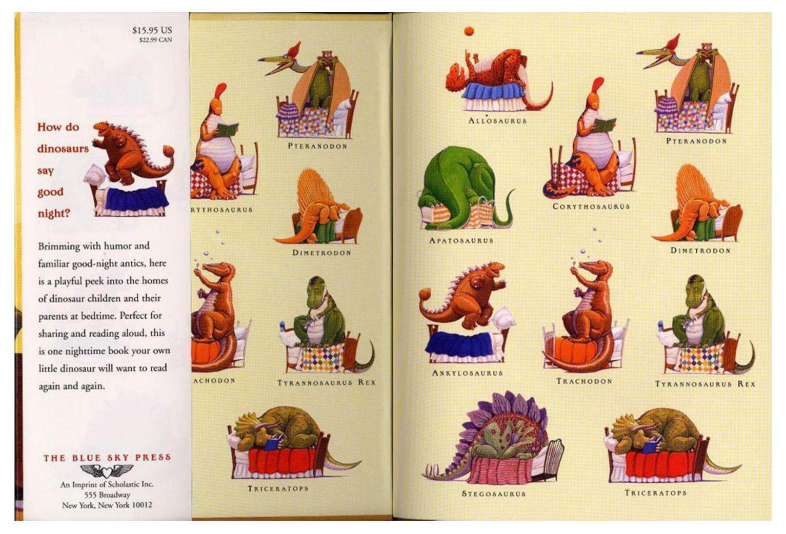 How Do Dinosaurs Say Good Night绘本故事第3页