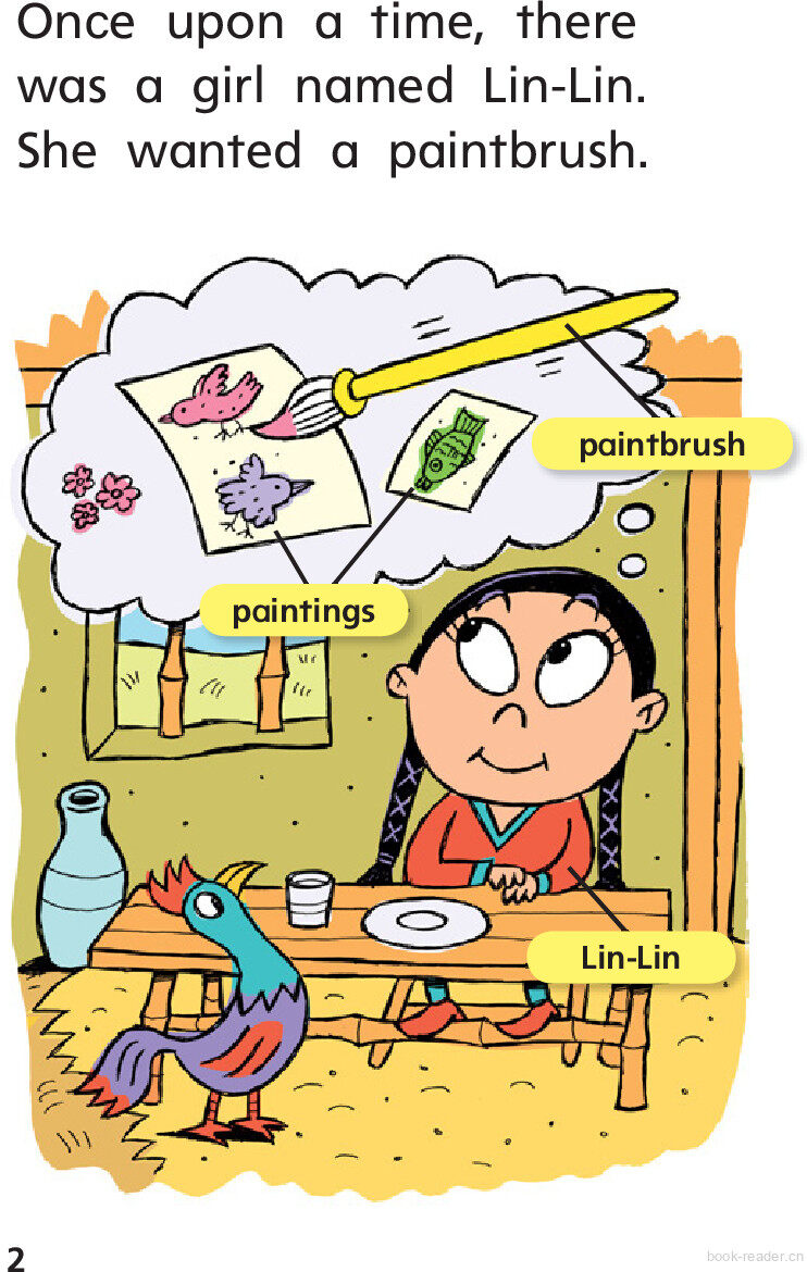 G1 ELL U3W3 The Magic Paintbrush绘本故事第4页