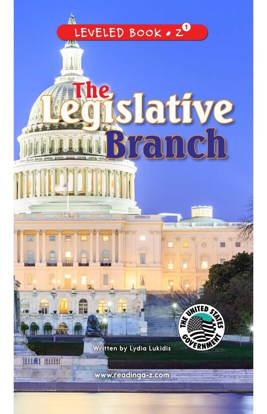 The Legislative Branch绘本故事第2页