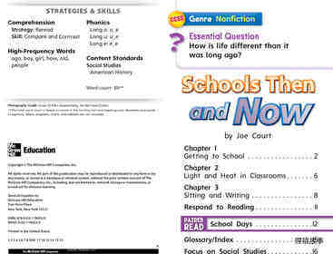 G1 Bey U3W4 Schools Then and Now绘本故事第3页
