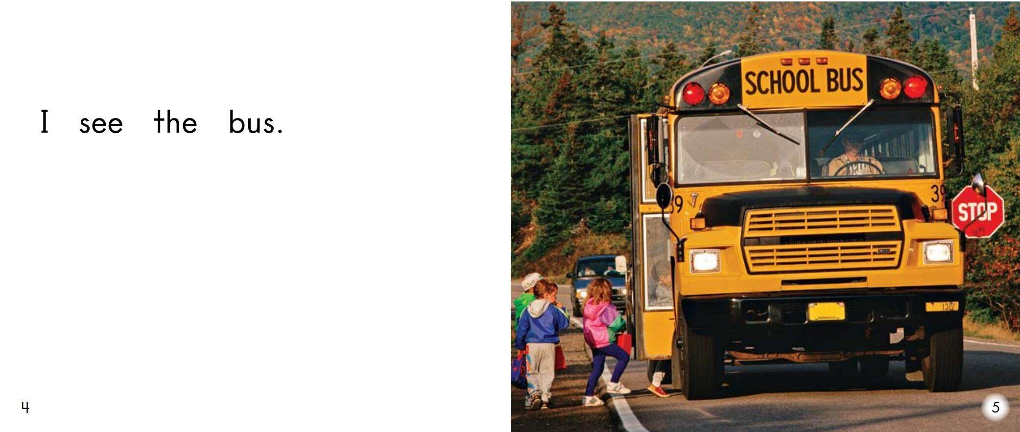 On the way to school绘本故事第4页