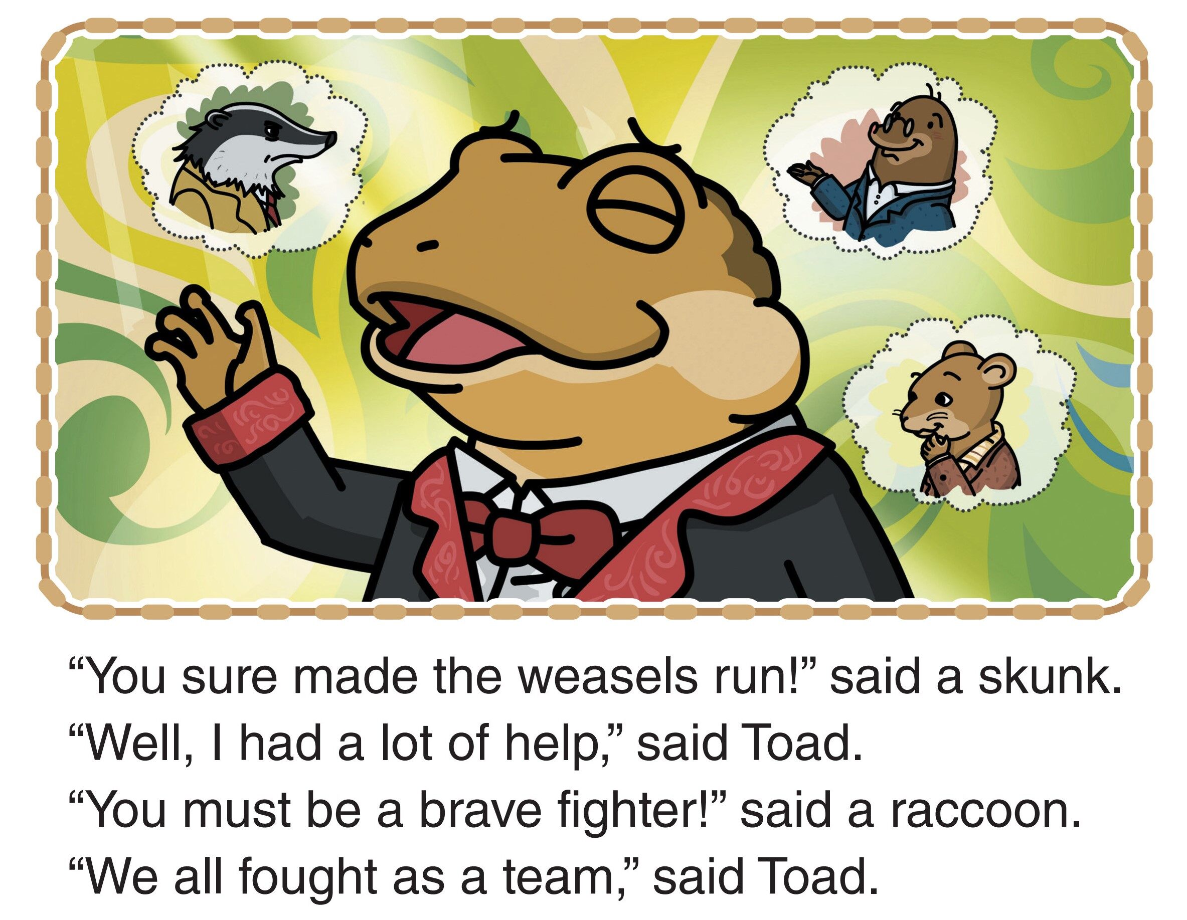 Toad’s Party绘本故事第5页