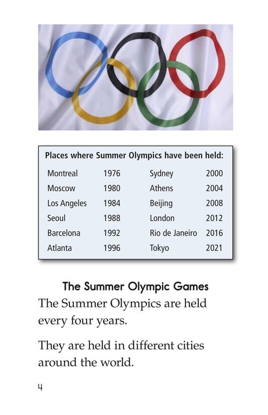 Summer Olympics Events绘本故事第3页