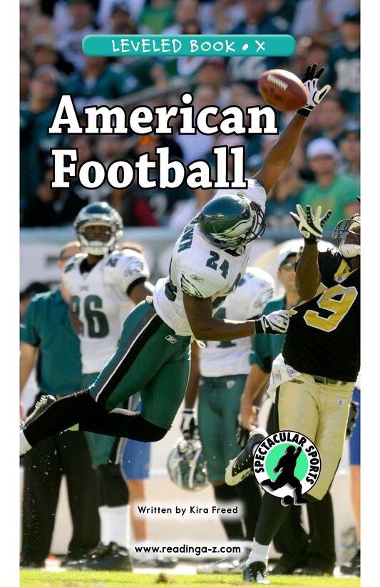 American Football绘本故事第2页