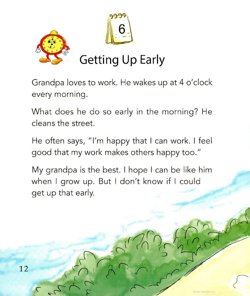 Getting Up Early绘本故事第2页
