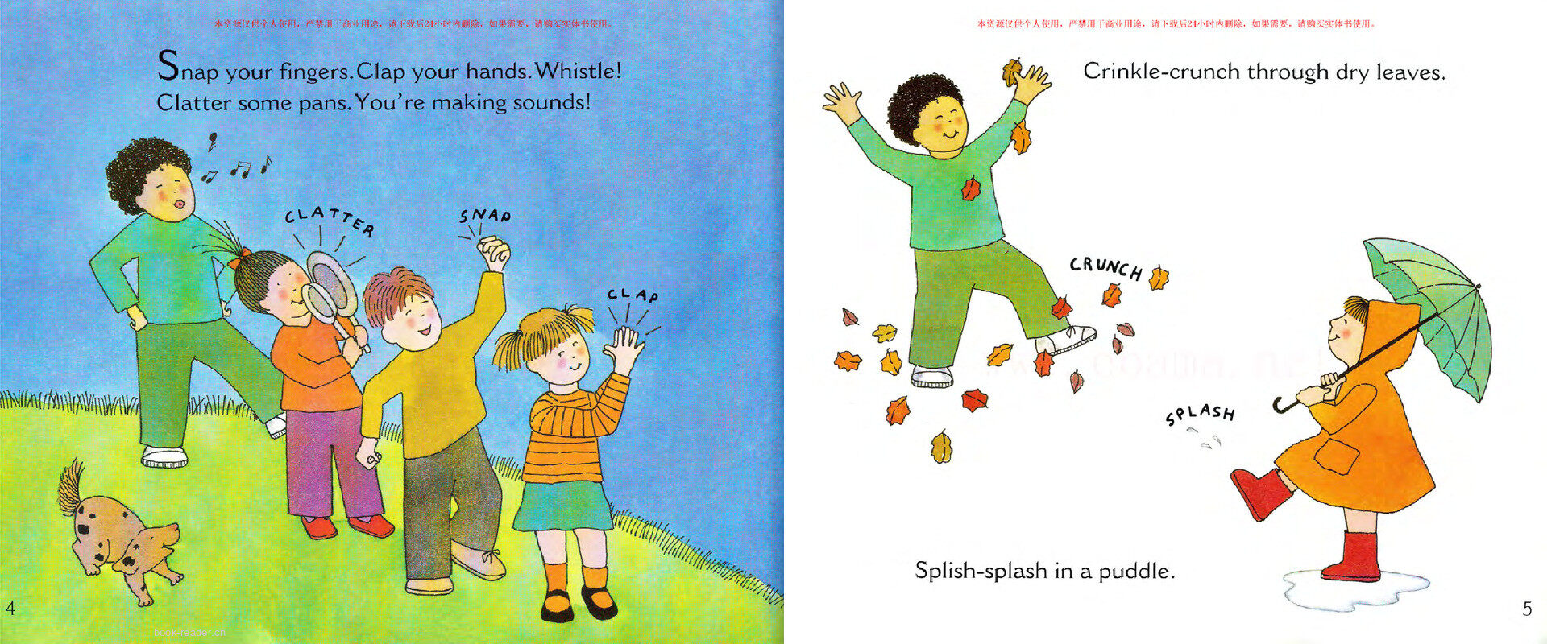 Sounds All Around绘本故事第3页