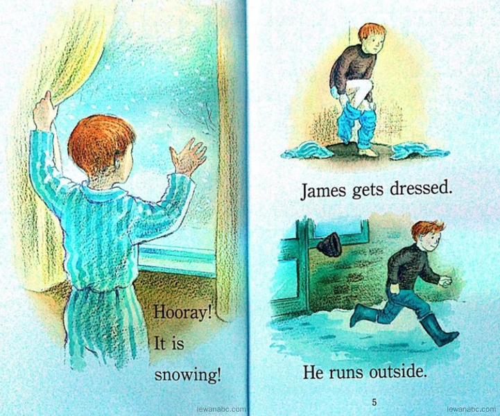 The Snowman绘本故事第3页