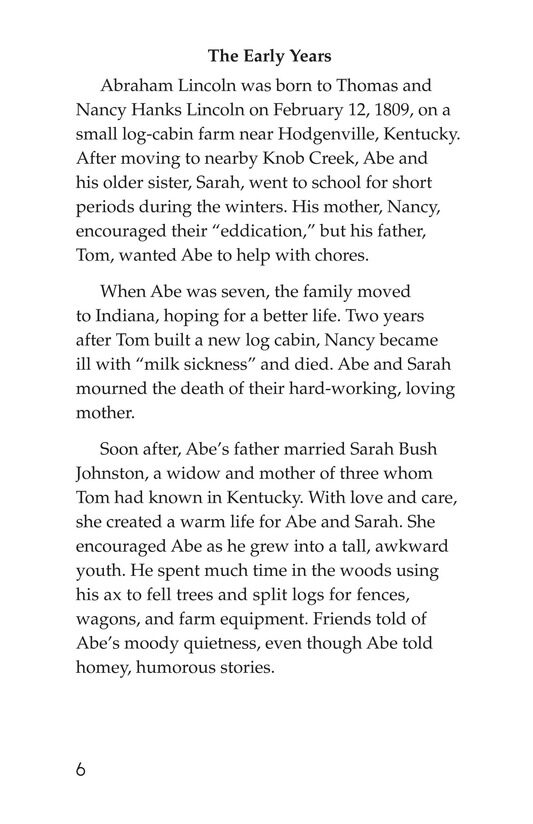 Abraham Lincoln From Log Cabin to the White House绘本故事第5页