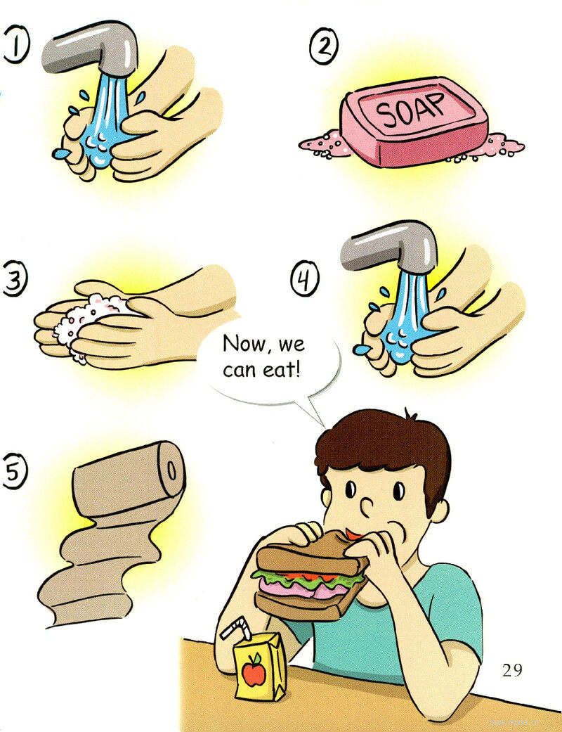  Wash Your Hands绘本故事第3页